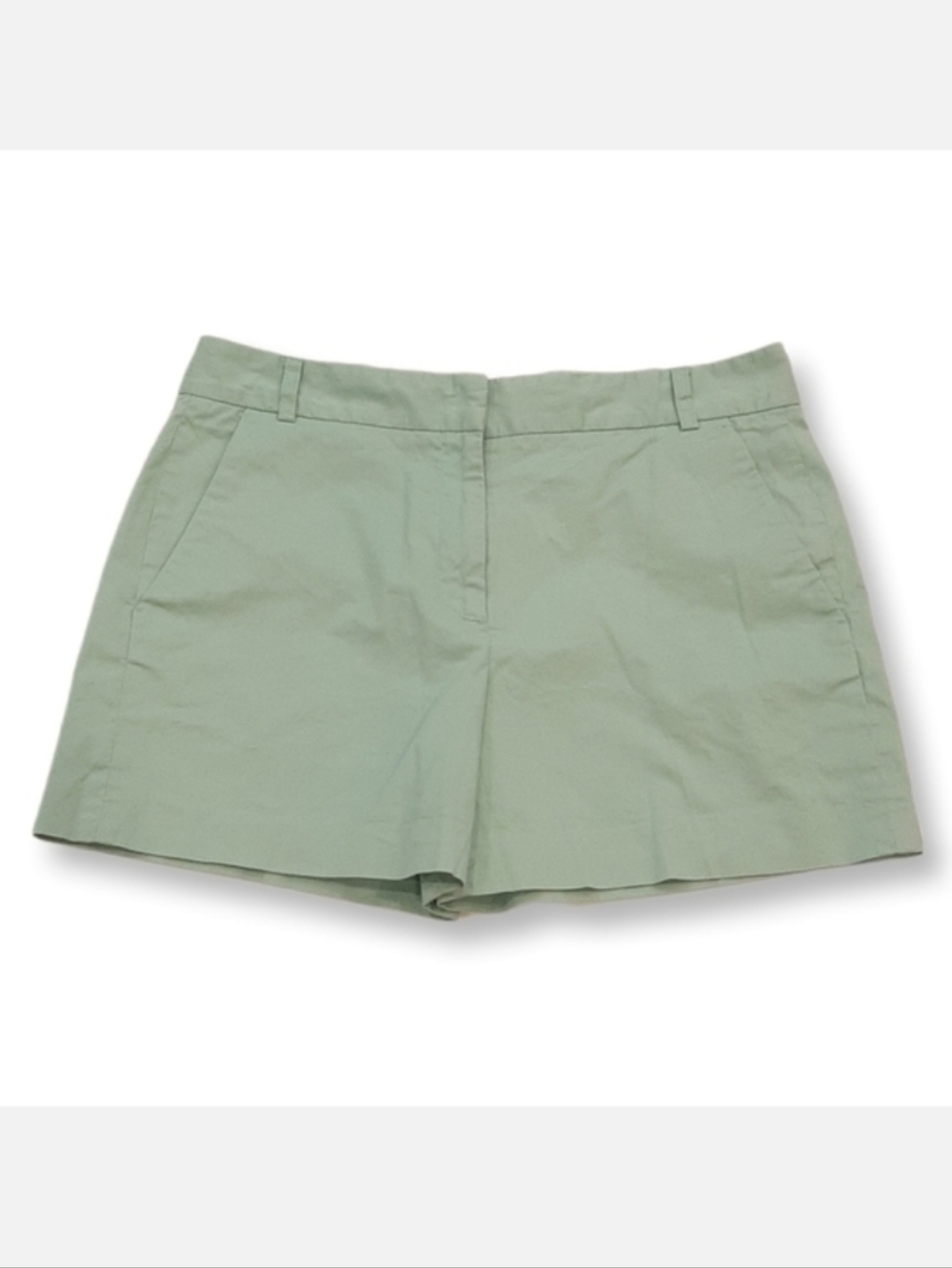 French Connection High Waist Shorts Flat Front Mini Cotton StretchWomens Size 6